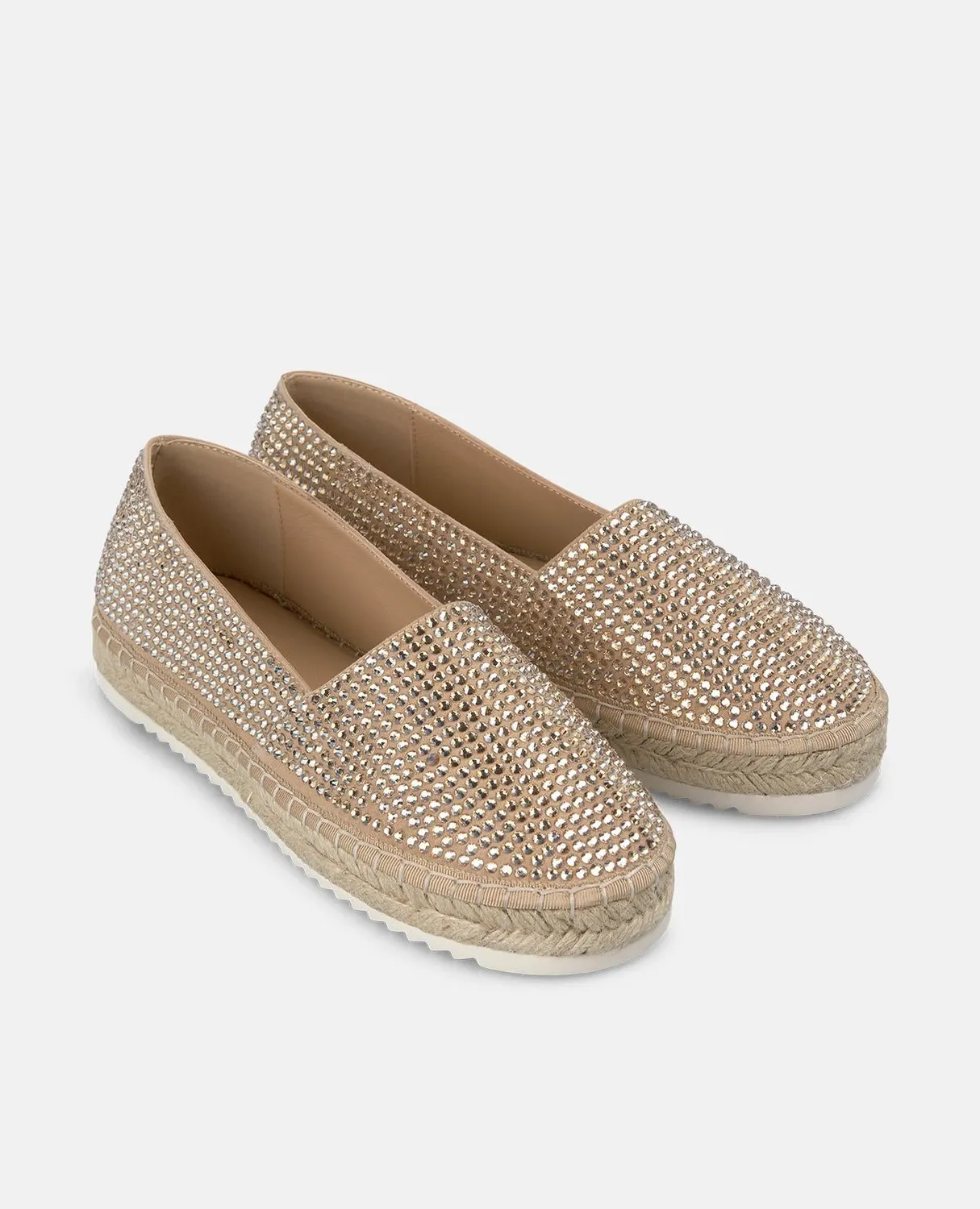 Alma en Pena V250276 espadrilles plates sable suède