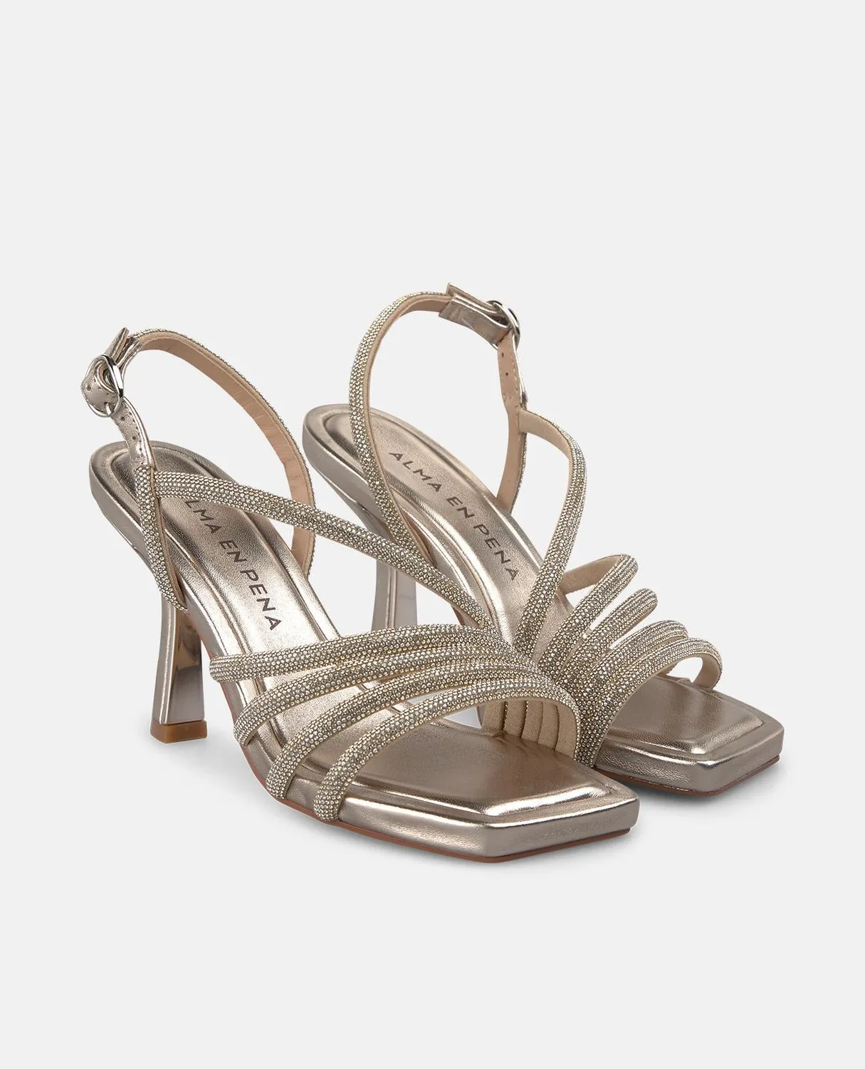 Alma en Pena V264000 sandales bronze talon fin 9 cm
