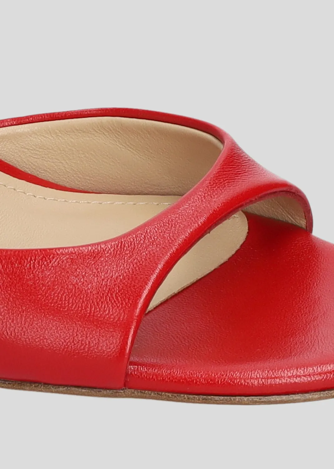 Lola Cruz Kumala 65 sandales à talon rouge 6,5 cm