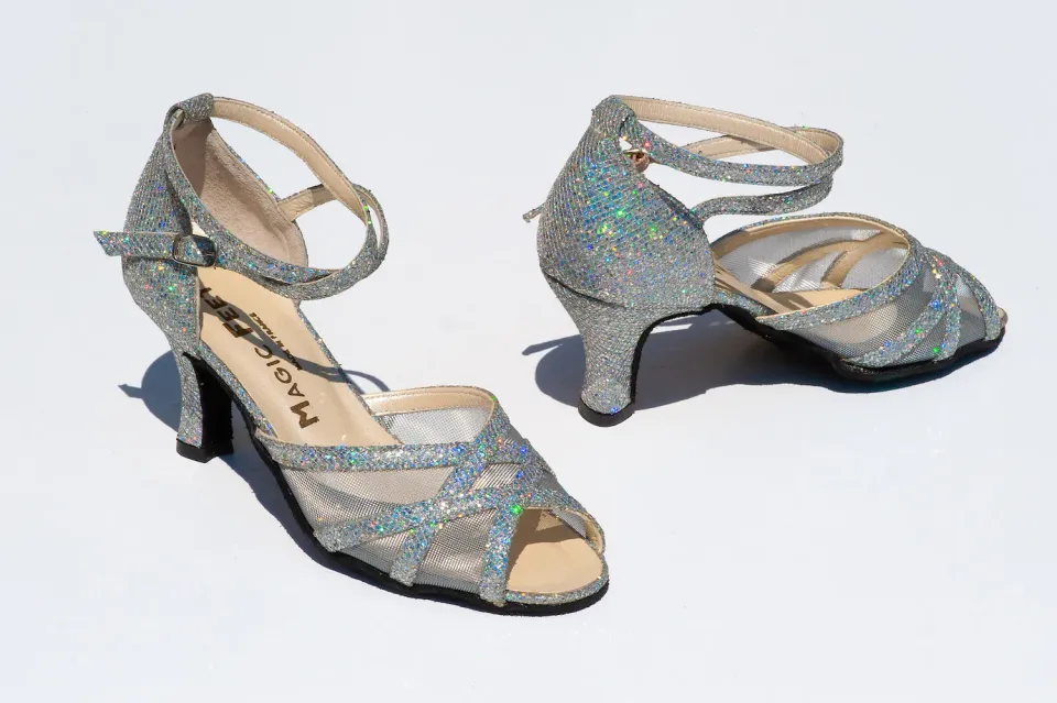 Magic Feet Joanna chaussures de danse latine cuir