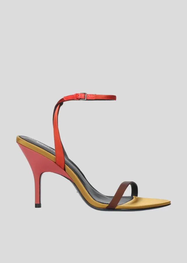 Lola Cruz Nena 90 sandales moutarde talon 9 cm