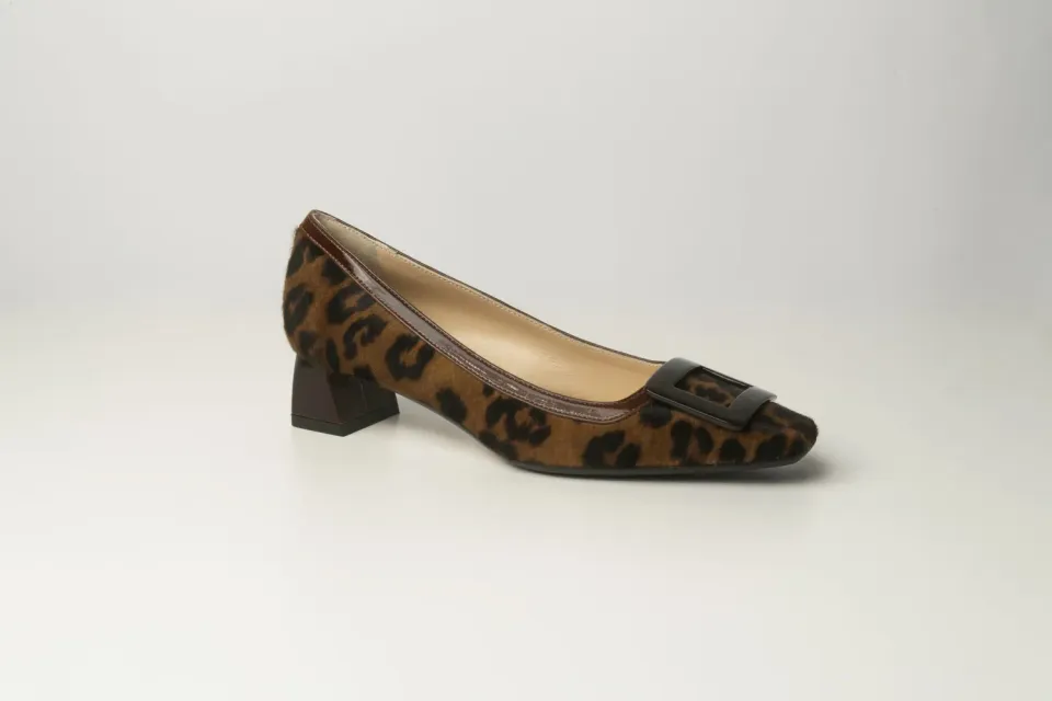Matteo Pitti escarpin léopard taupe cavallino