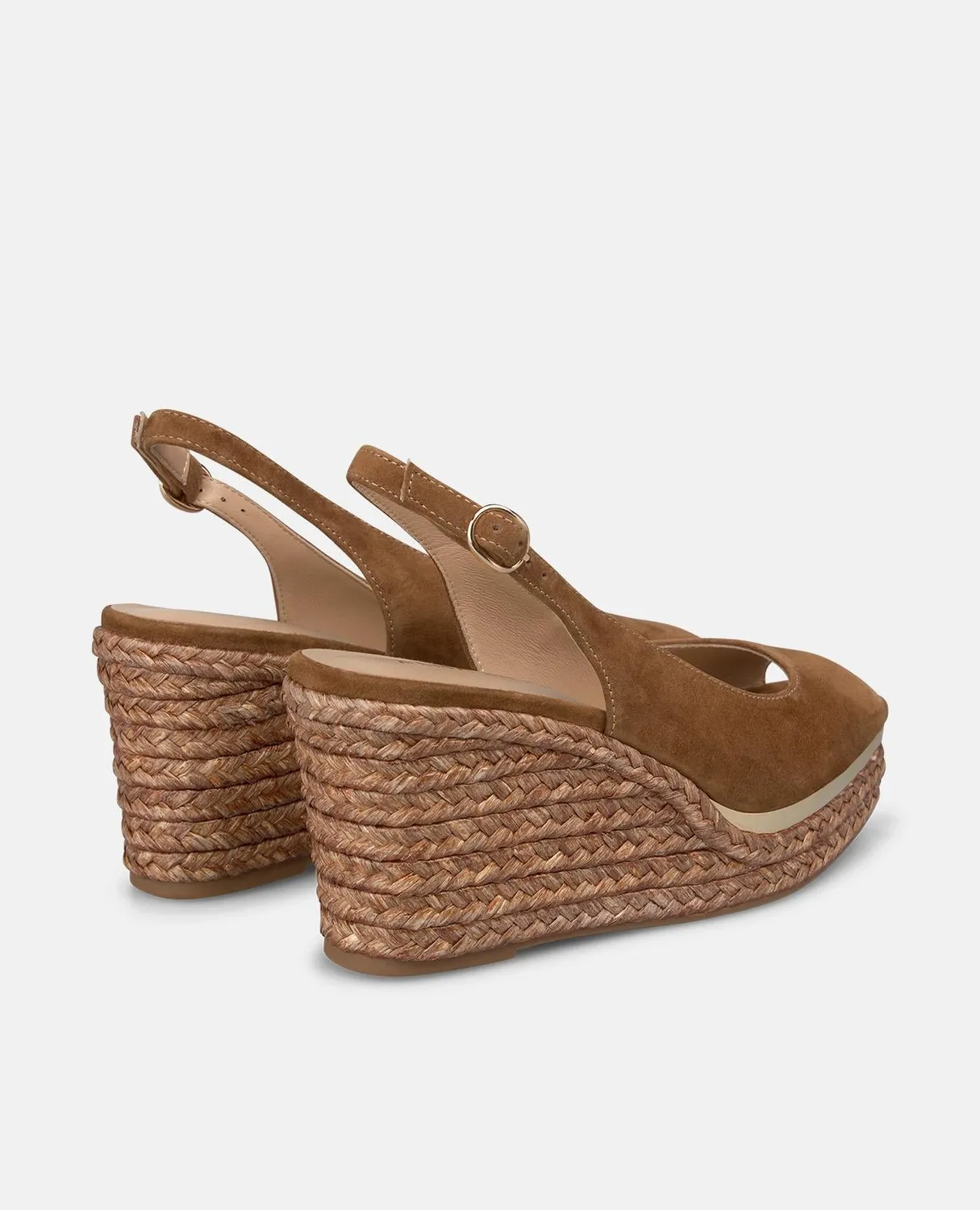 Alma en Pena V266000 sandales sparto cuir caramel 9,5 cm