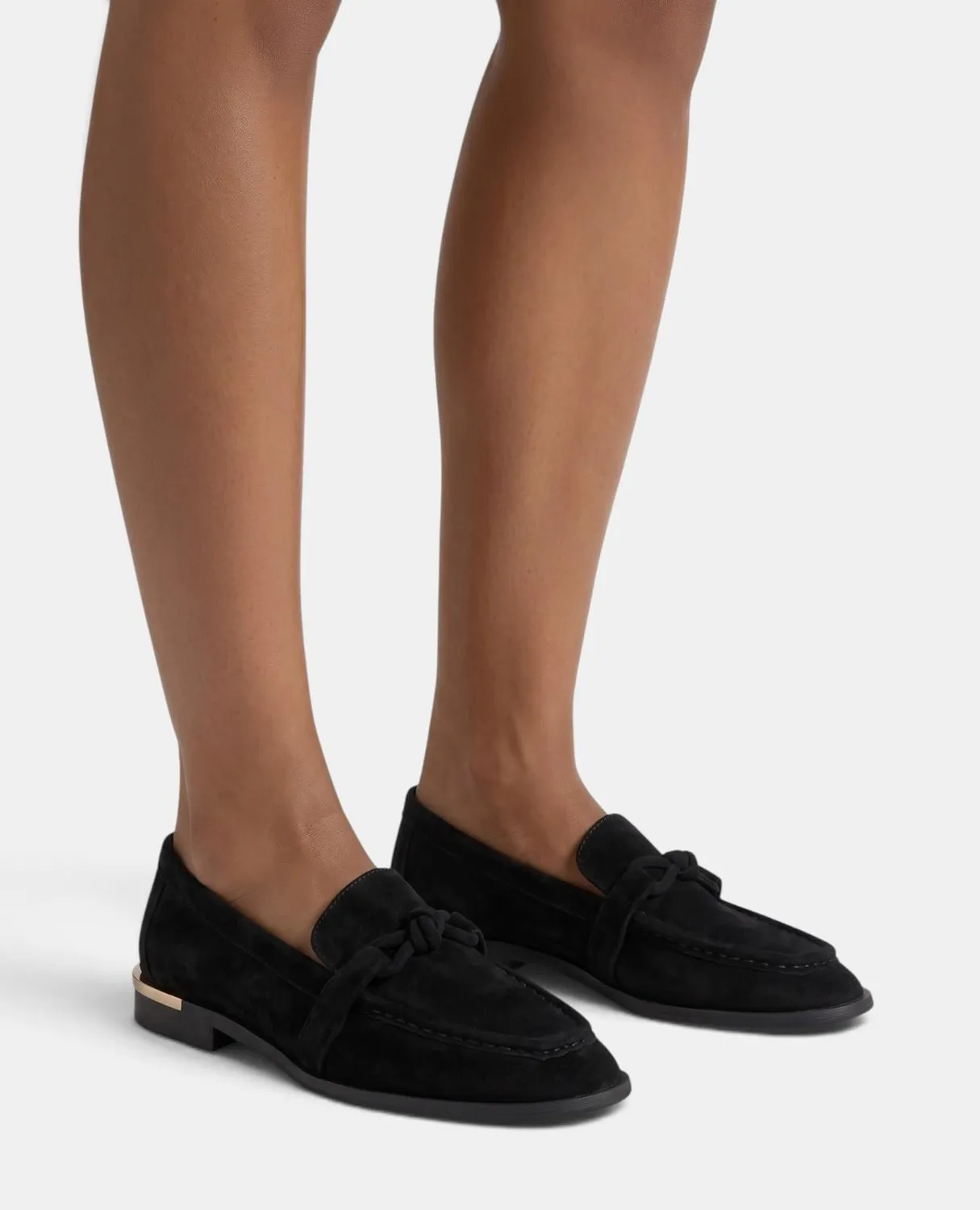 Alma en Pena I260123C mocassins noir daim cuir