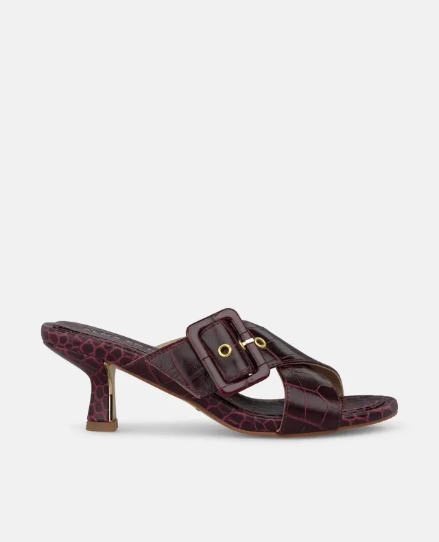 Alma en Pena I260293 sandales bordeaux croco 5,5 cm