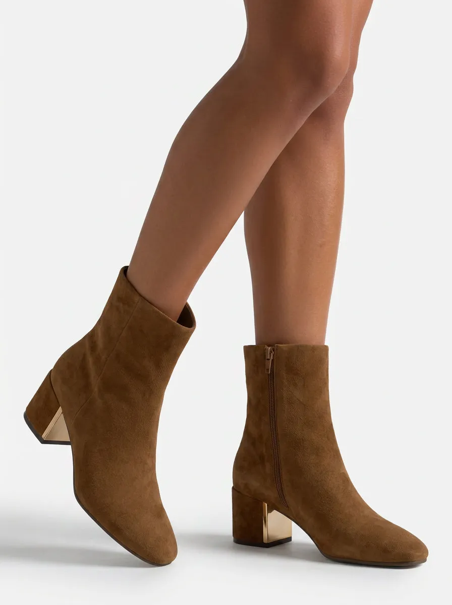 Alma en Pena I260490 bottines ante camel talon 5,5 cm