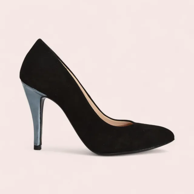 Karine Arabian Pump escarpins velours noir talon 10 cm