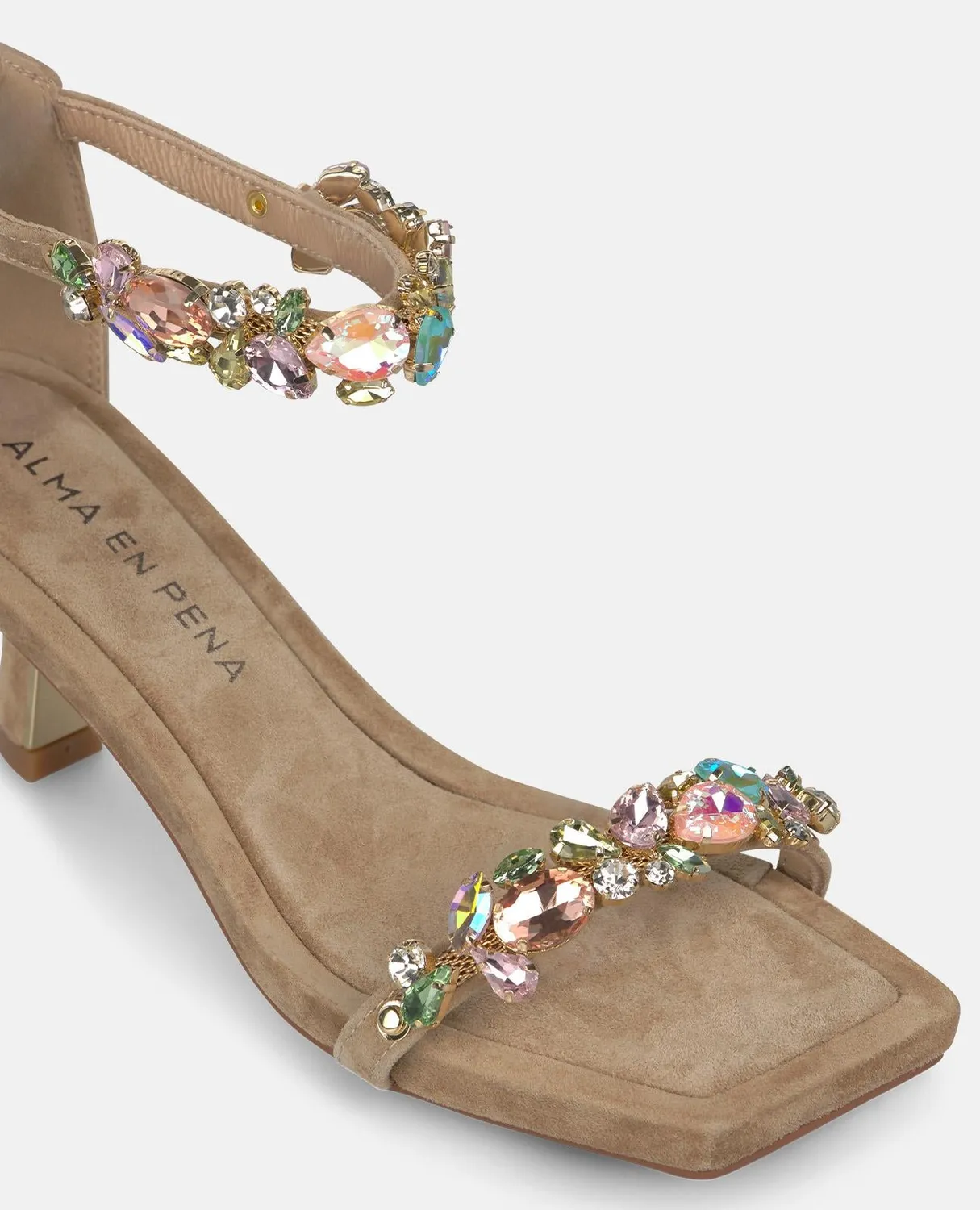 Alma en Pena V265006 sandales talon cuir sable