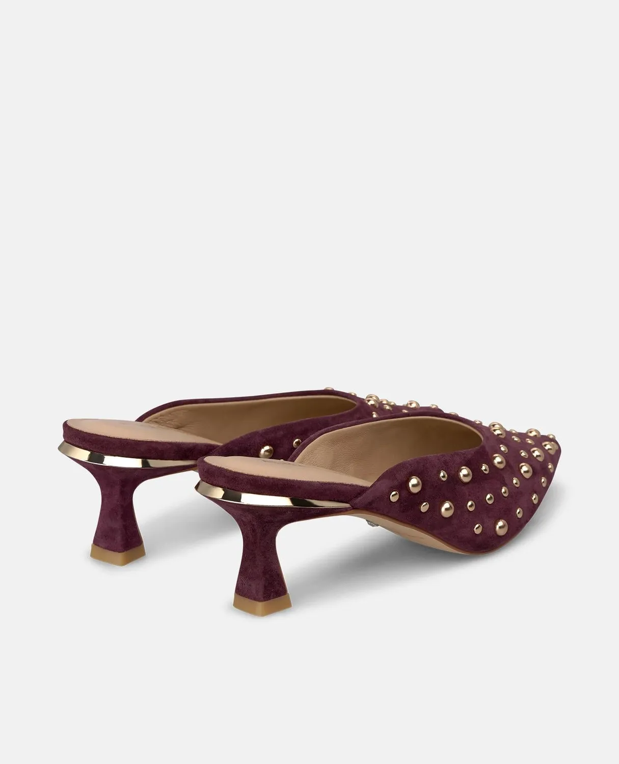 Alma en Pena I260225 mules bordeaux ante 6 cm