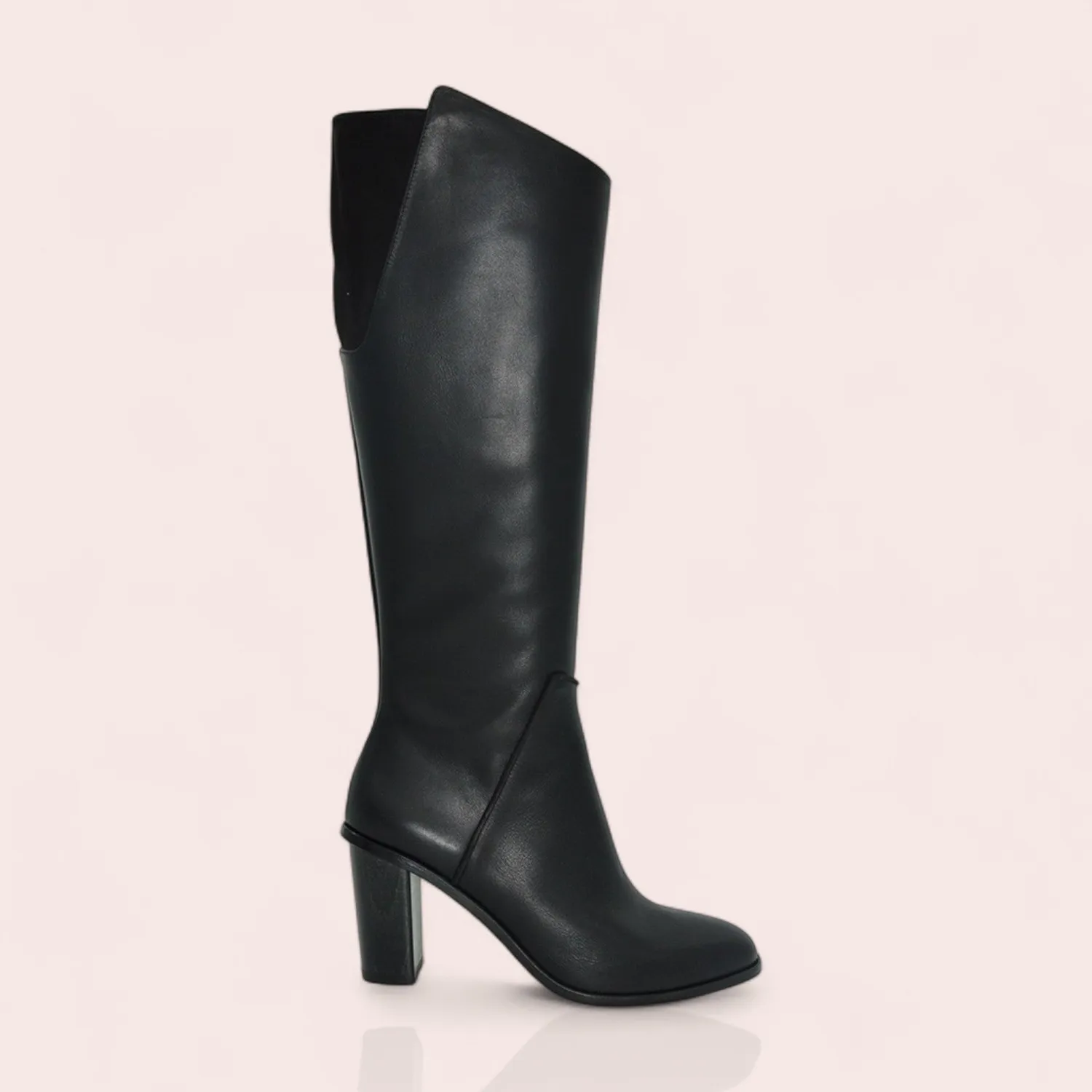 Karine Arabian Getty bottes cuir talon 70 mm dernières paires