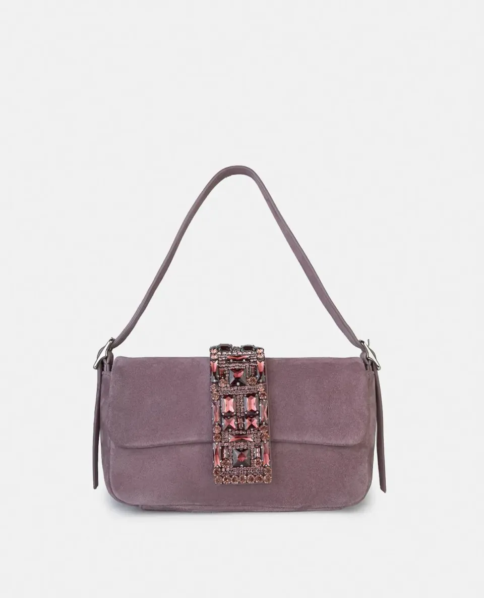 Alma en Pena BG106 sac main cuir lavande fête