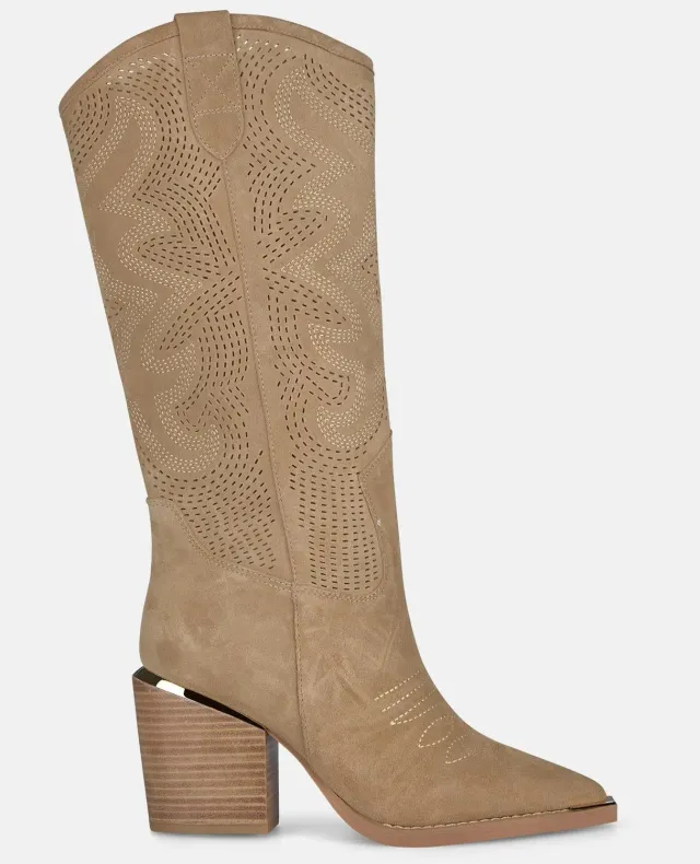 Alma en Pena V260103 bottes cowboy sable talon 8 cm