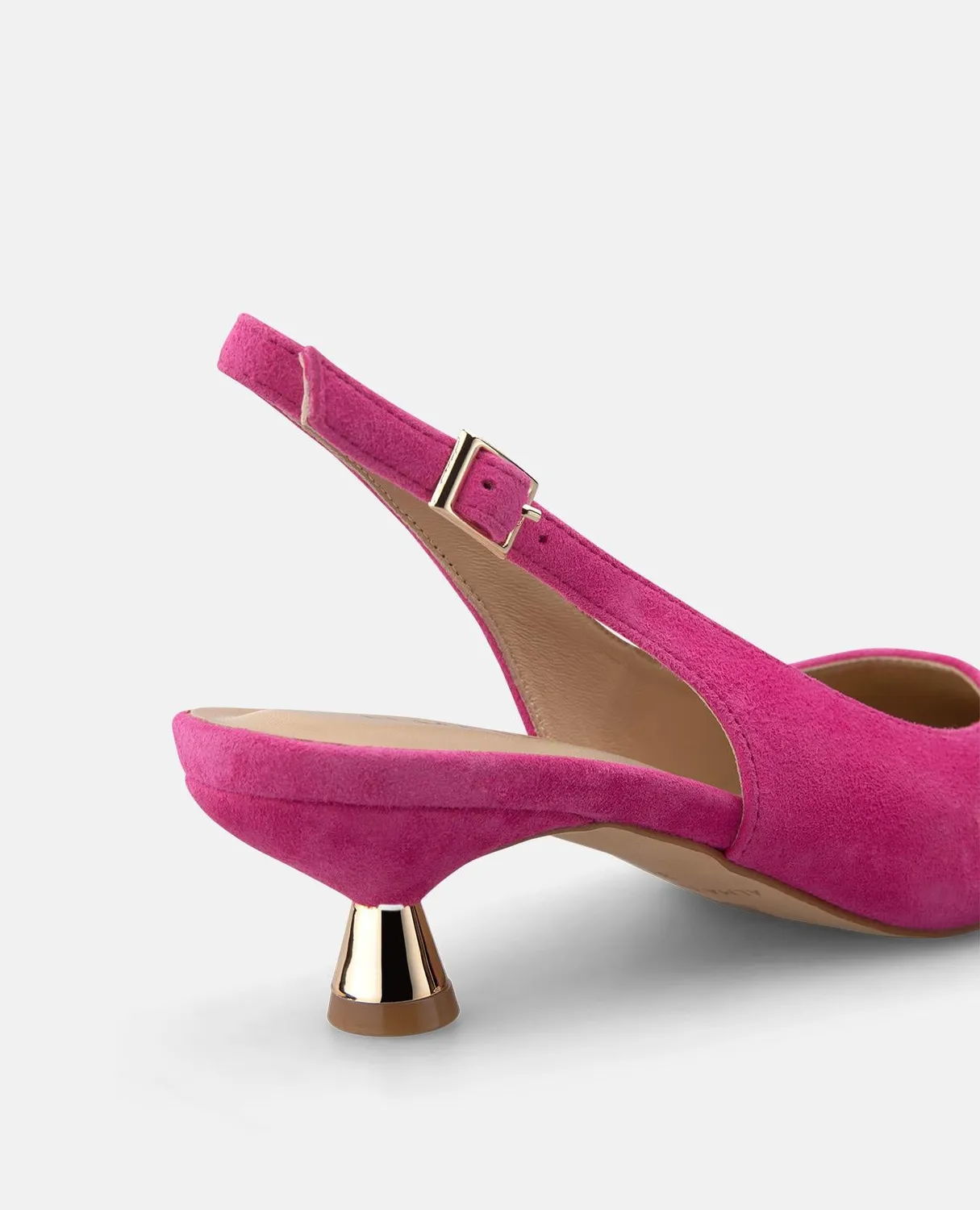 Alma en Pena V265204 escarpins fuchsia cuir talon 4 cm