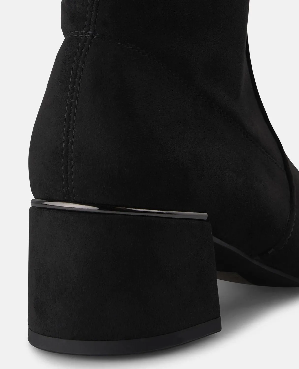 Alma en Pena I2652092C botte haute noire textile talon 5,5 cm