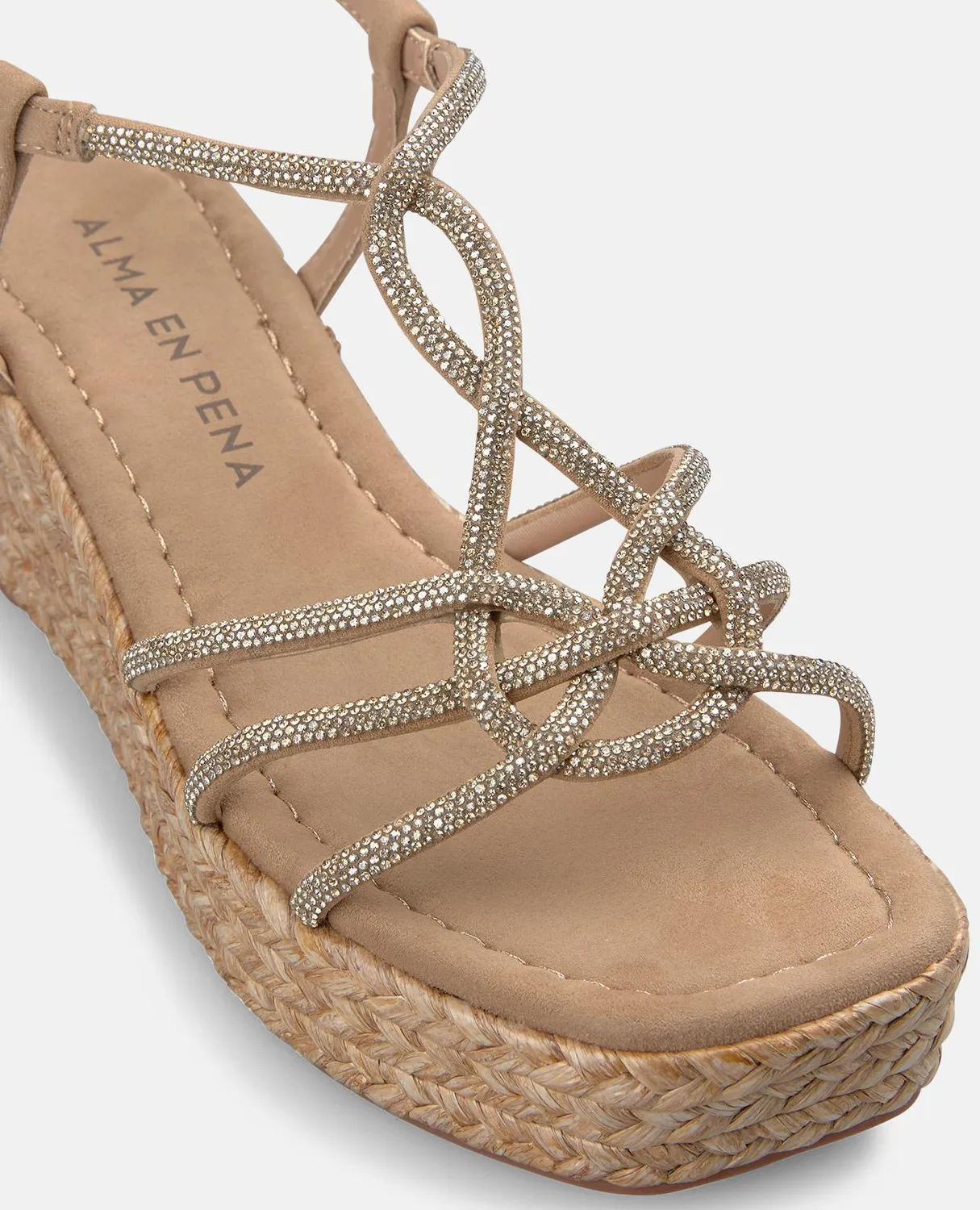 Alma en Pena V2650752 sandales compensées beige 6 cm
