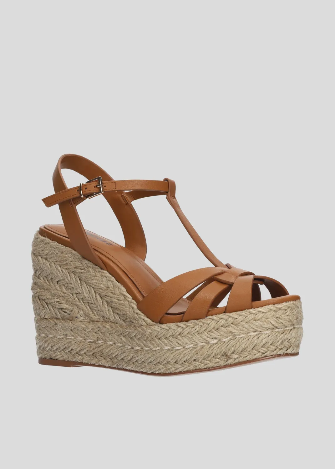 Lola Cruz Emily sandales à talons cuir camel