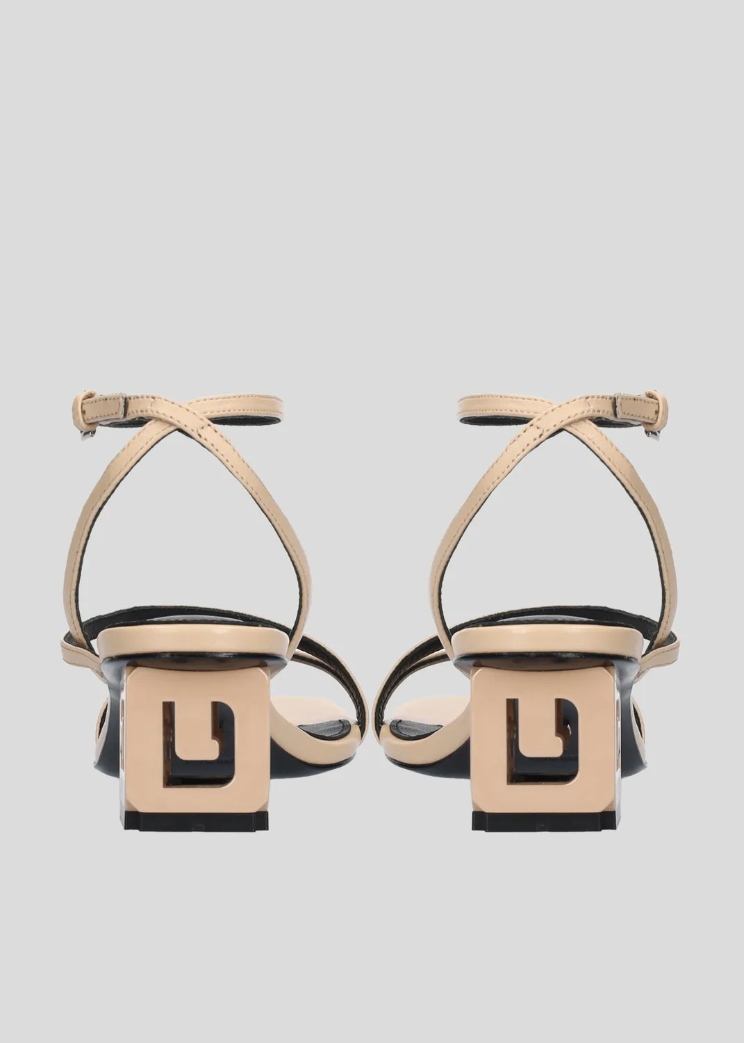 Lola Cruz Charlotte Sandal 50 sandales à talon beige 5 cm
