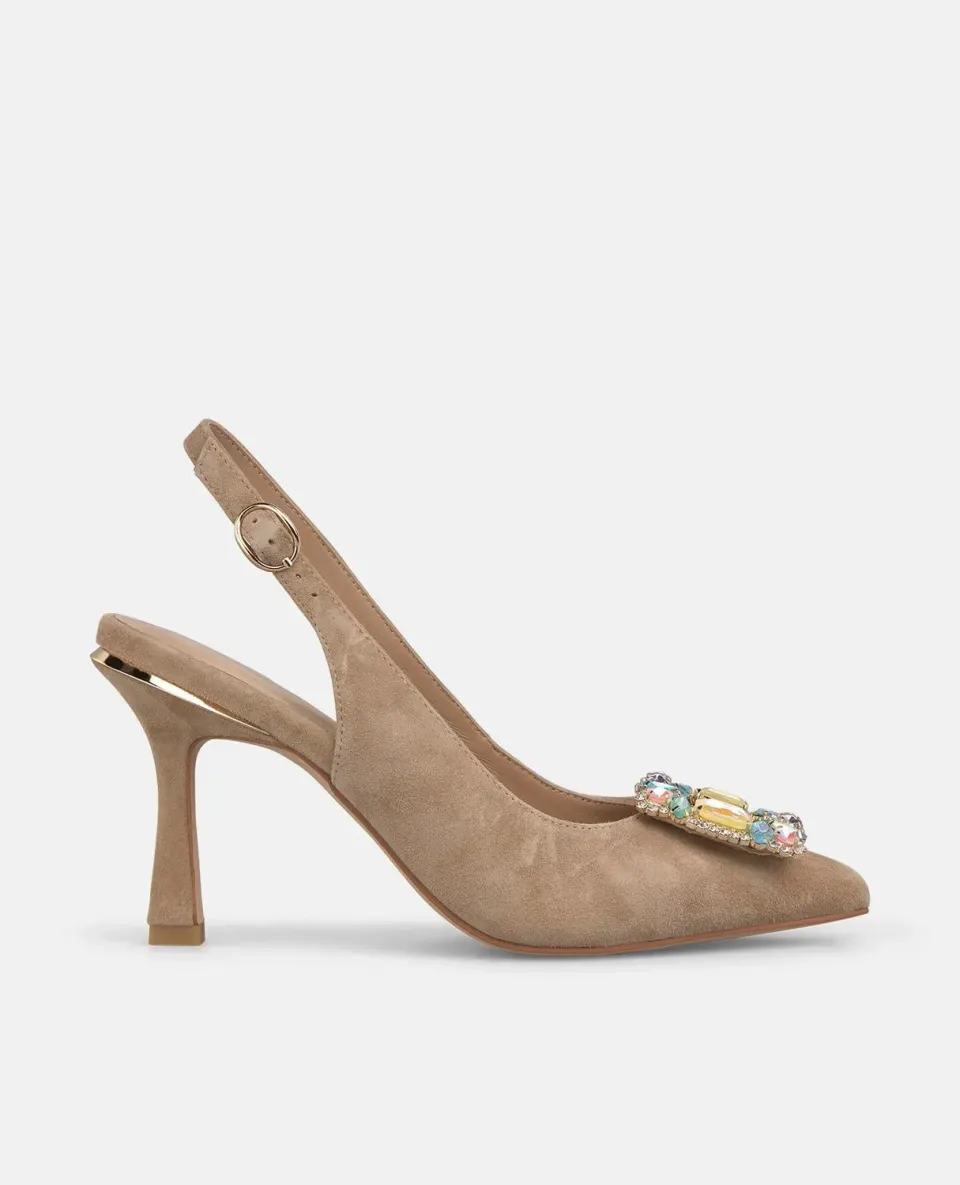 Alma en Pena V262000 escarpins sable bijou 9 cm