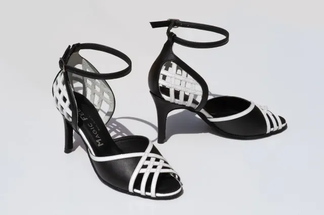 Magic Feet Soa escarpins tango latines cuir véritable