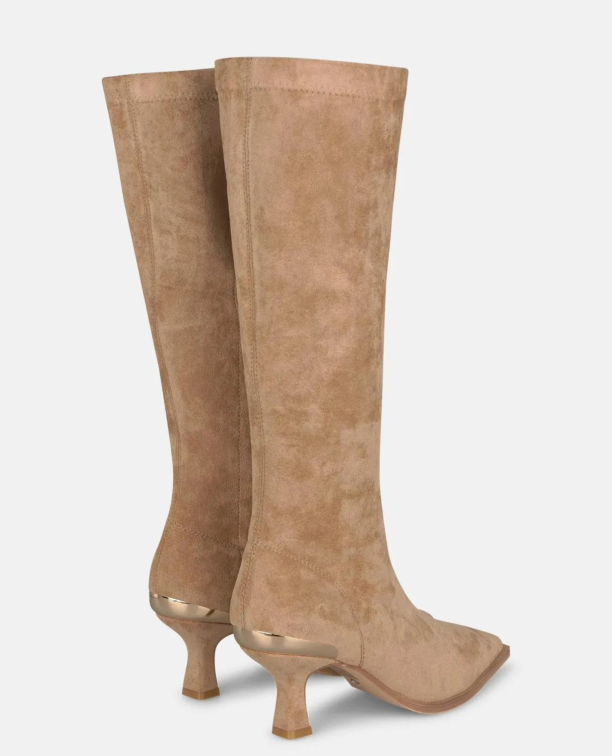 Alma en Pena I260354 bottes sable effet cuir talon 6cm