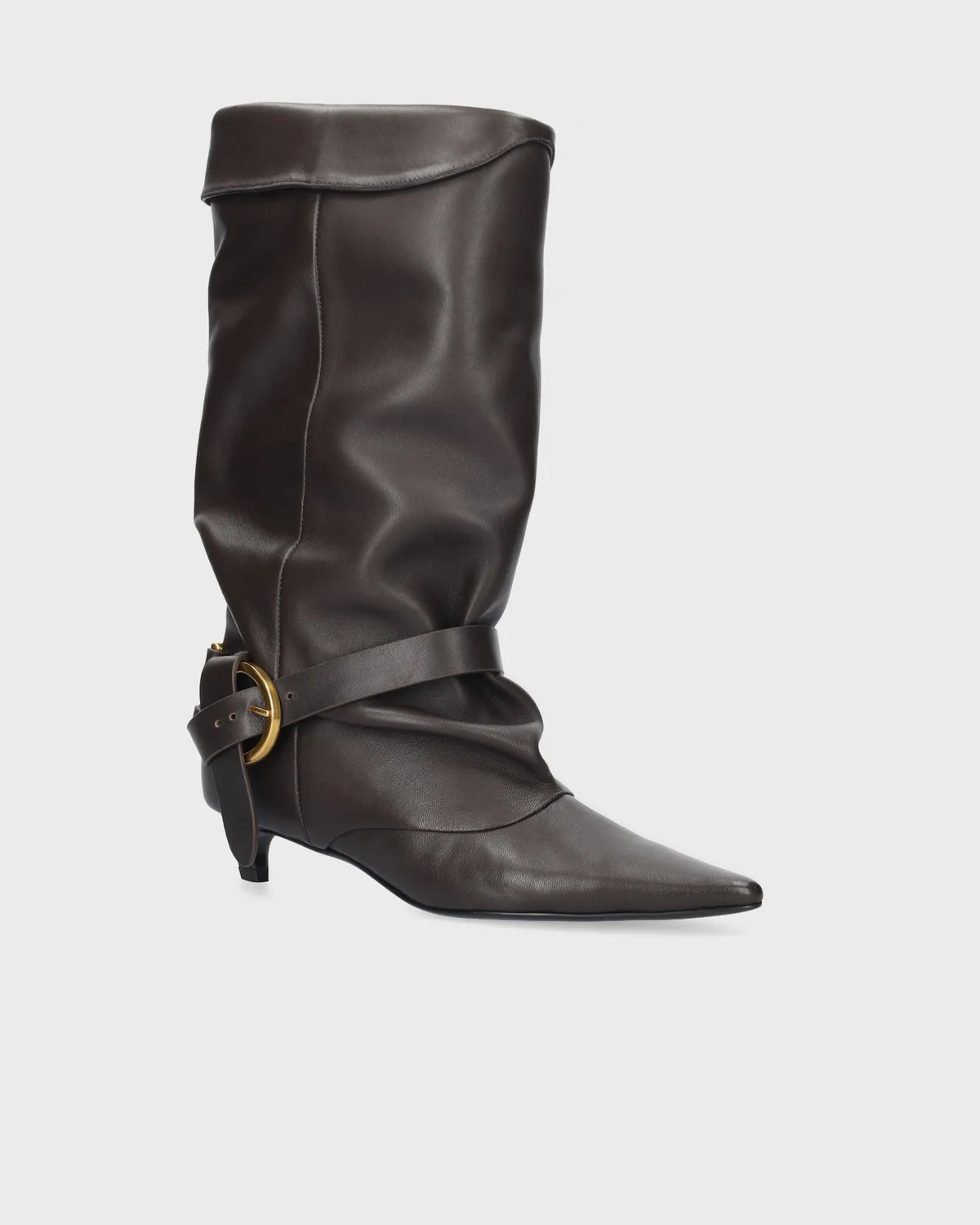 Lola Cruz Hyacinth bottines marron talon 3,5 cm
