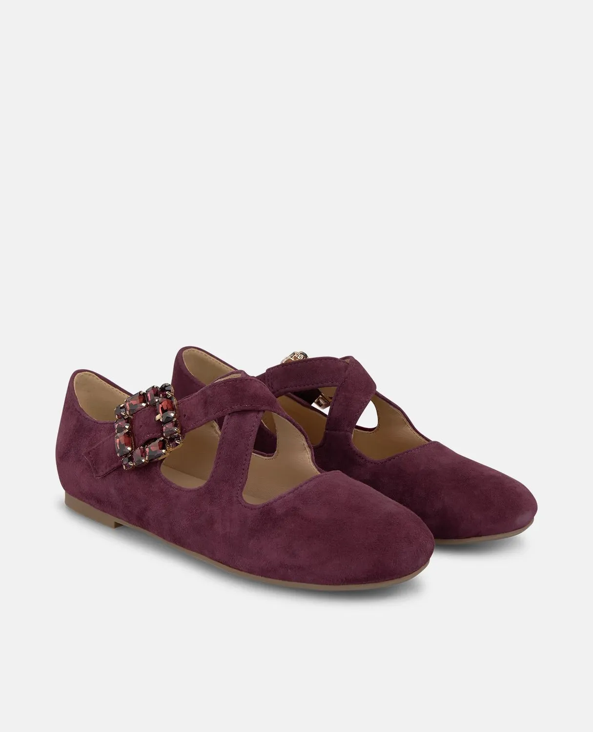 Alma en Pena I260052 ballerines bordeaux ante plates