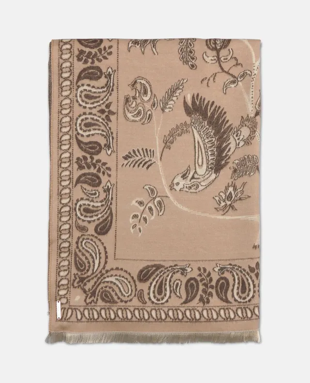 Alma en Pena I26AC009 écharpe rectangulaire beige