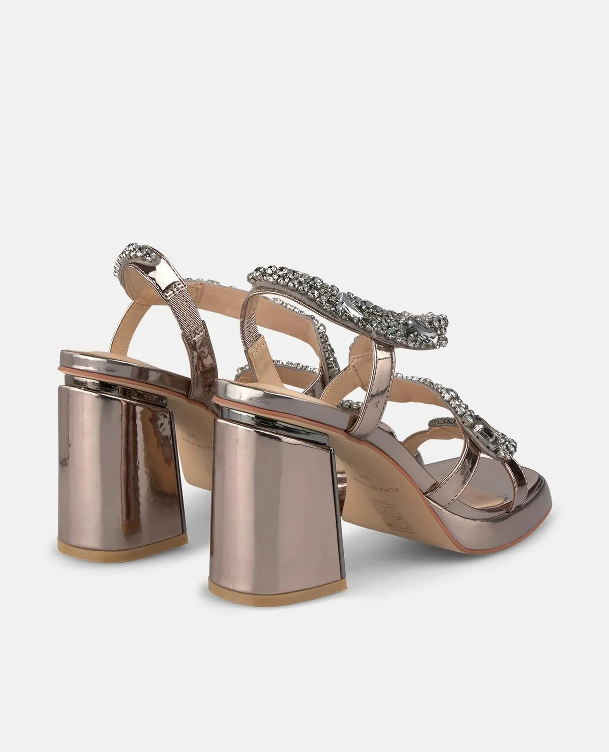 Alma en Pena I250054 sandales talon 8,5 cm argent strass