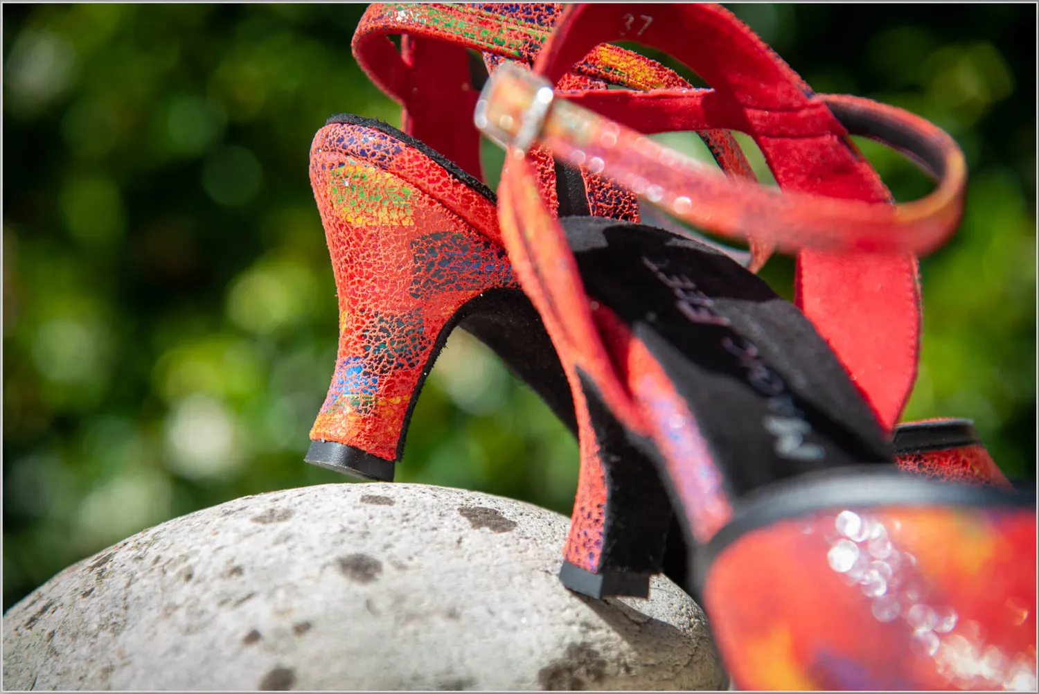 Magic Feet Tanguera chaussures danse latine cuir