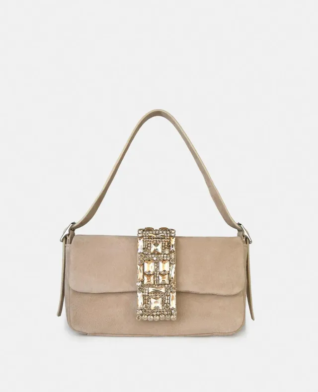 Alma en Pena BG106 sac main cuir vison fête