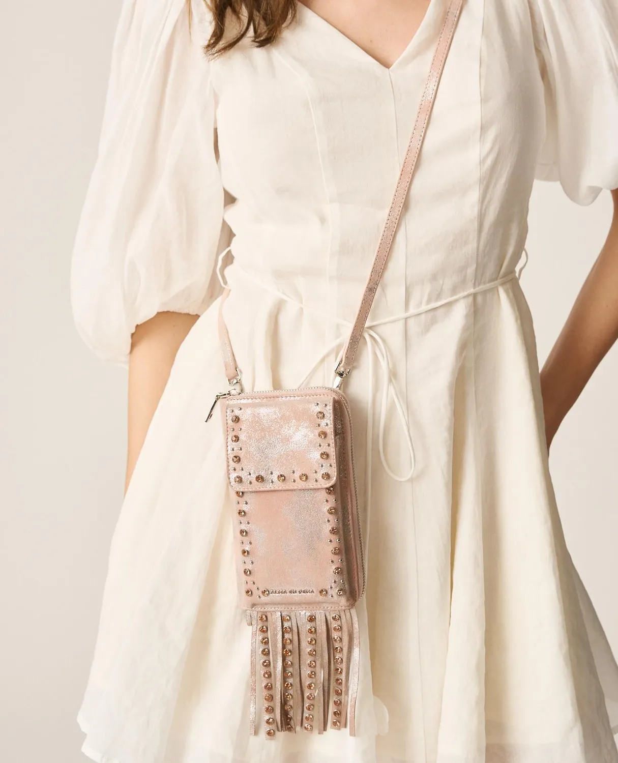 Alma en Pena V26WT016 Natalia sac pochette rose