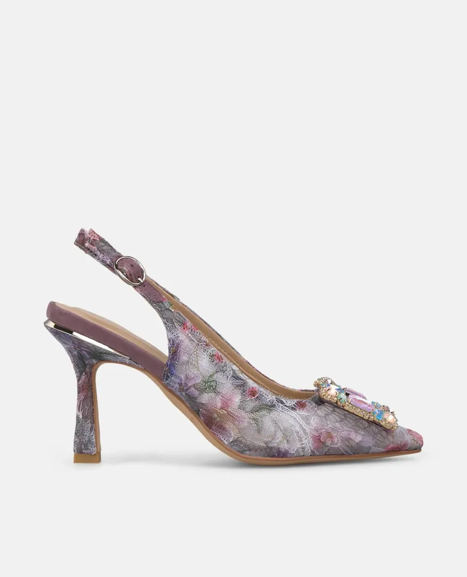 Alma en Pena V262000 escarpins violet talon 9 cm