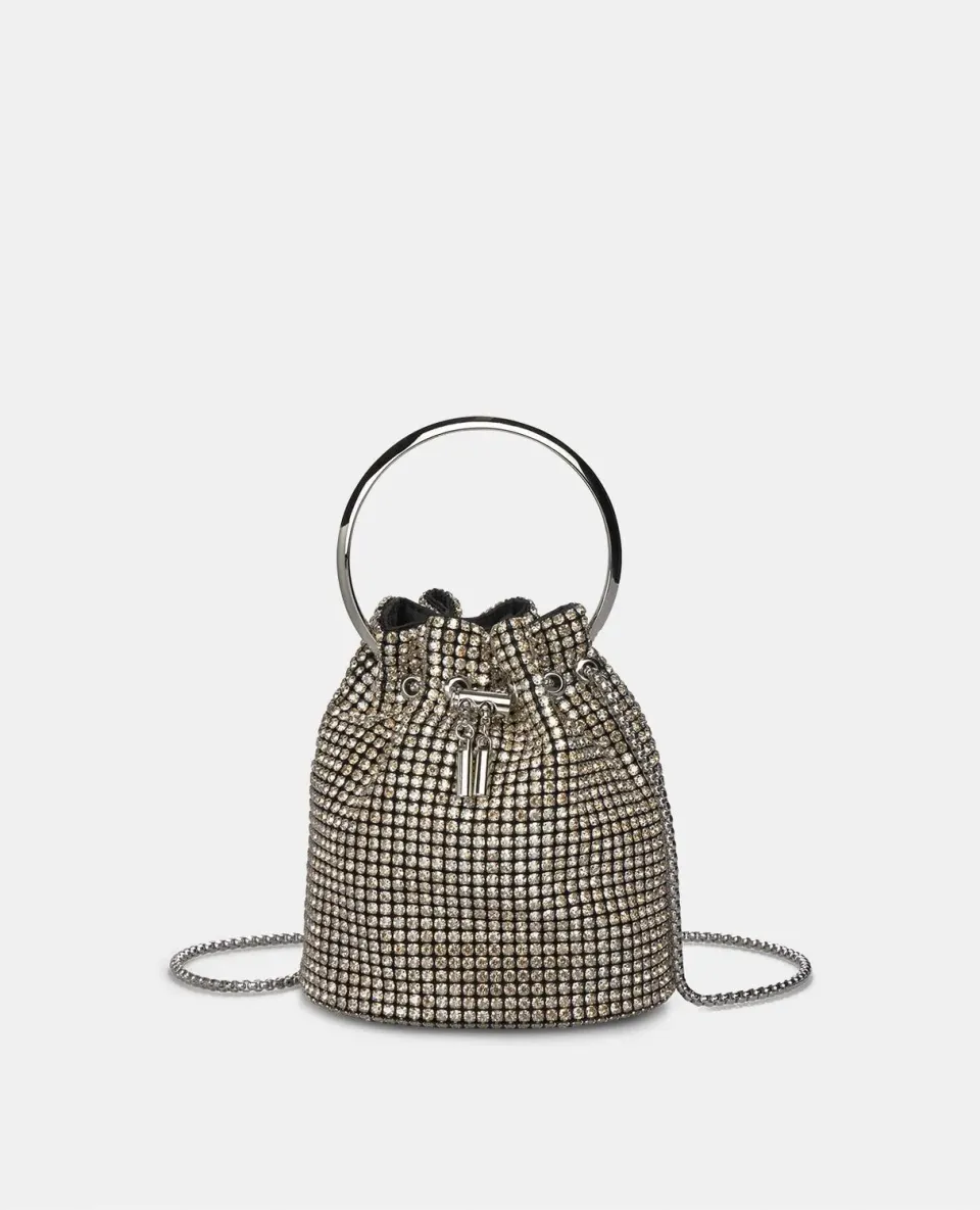 Alma en Pena V25BG6101 sac de soirée doré strass