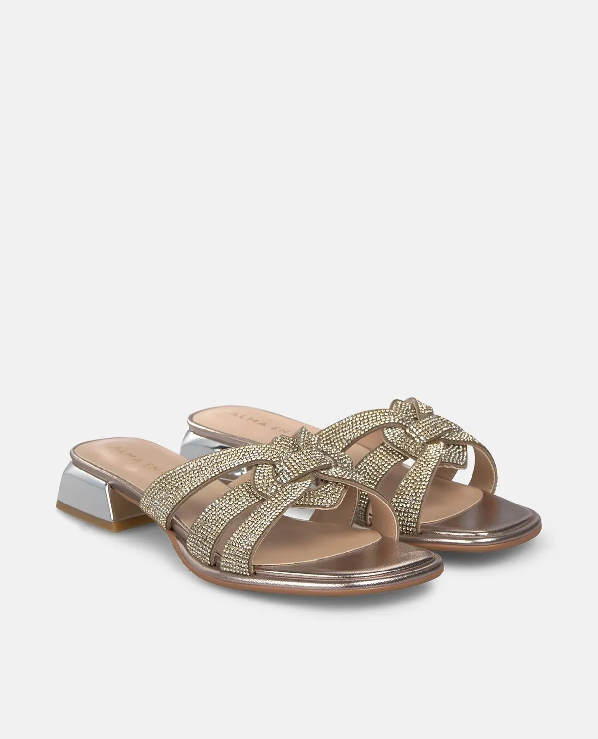 Alma en Pena V2651902 sandales bronze talon 3 cm