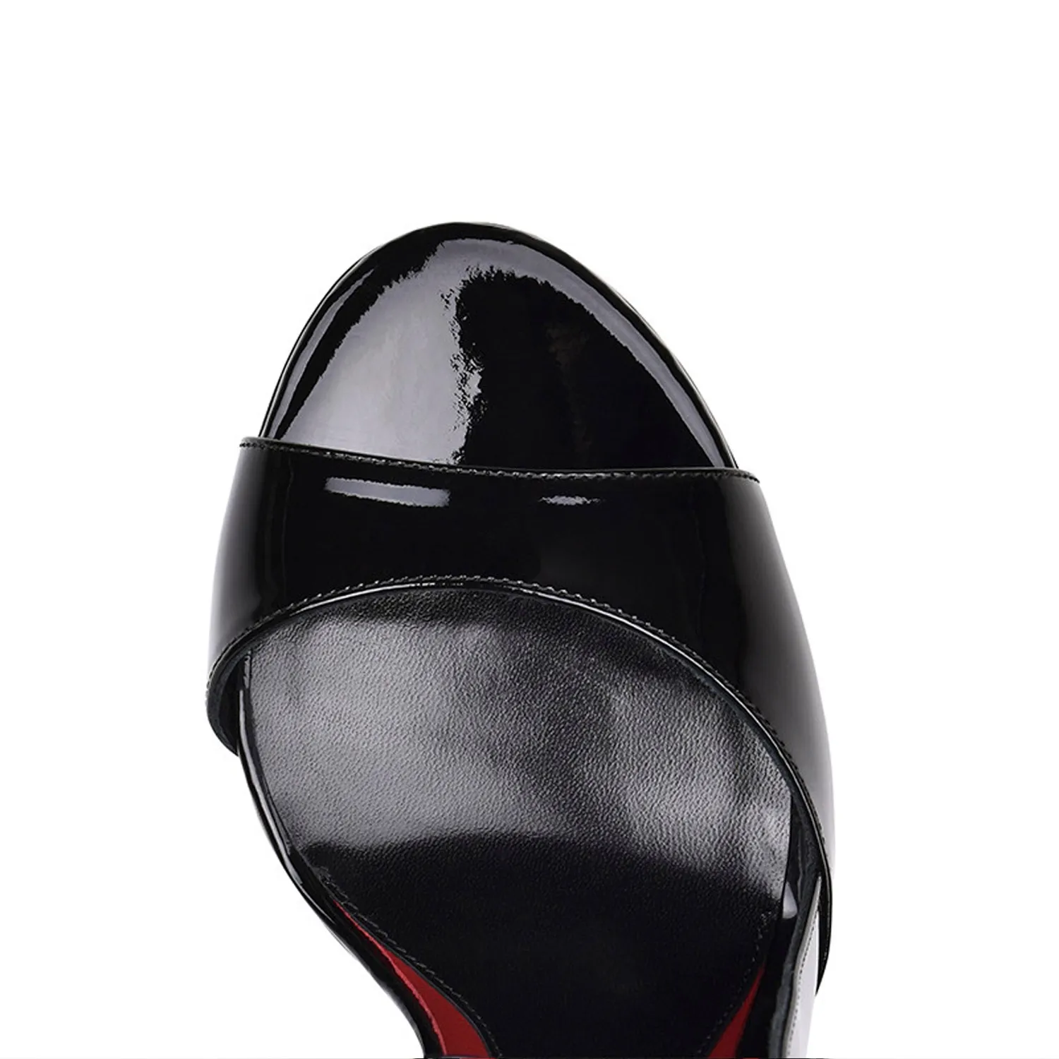 Maison Ernest Flavien 80 sandales noir cuir vernis