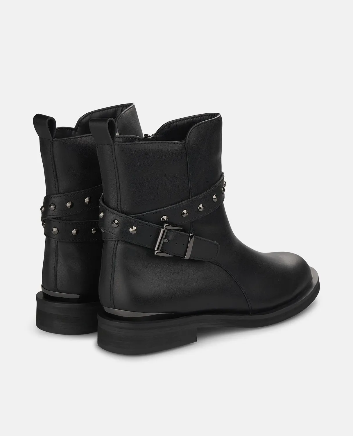 Alma en Pena I2554302 bottines plates noir cuir