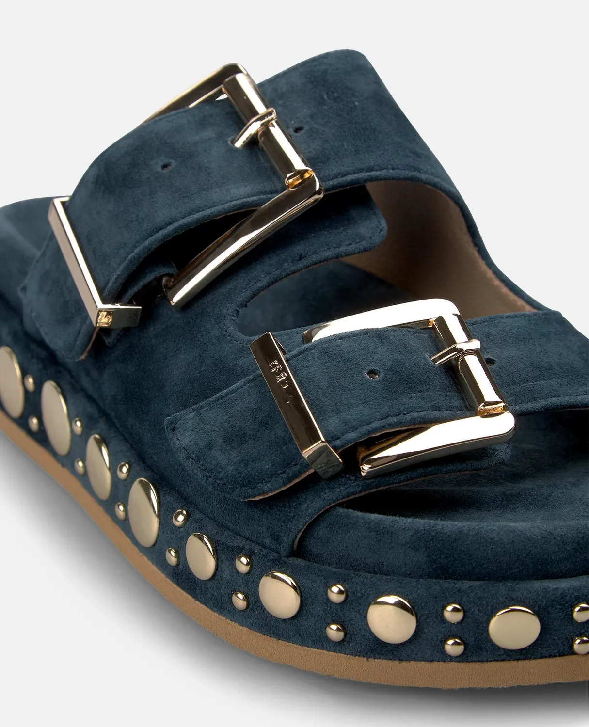 Alma en Pena V267202 sandales plates bleu marine 3 cm