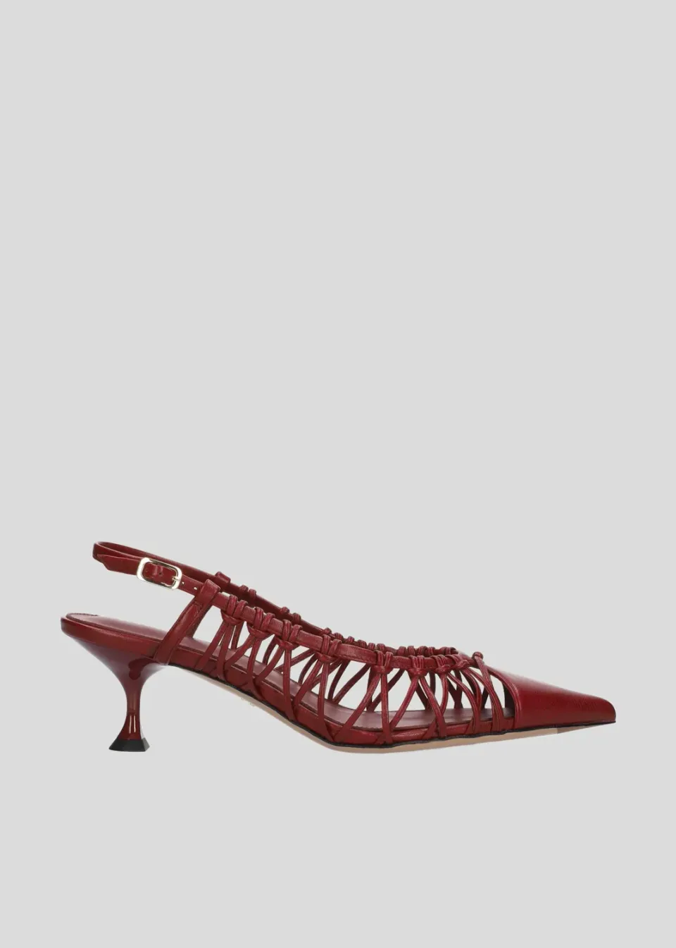 Lola Cruz Lulú Pump 60 escarpins bordeaux cuir
