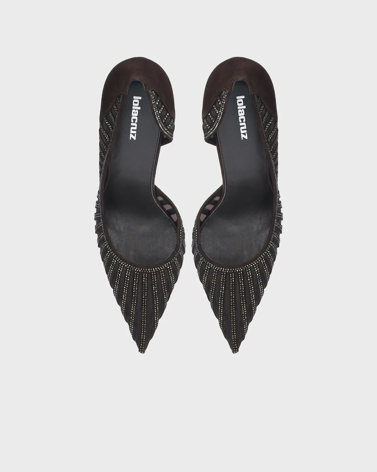 Lola Cruz Harper Pumps 95 escarpins chocolat 9,5 cm