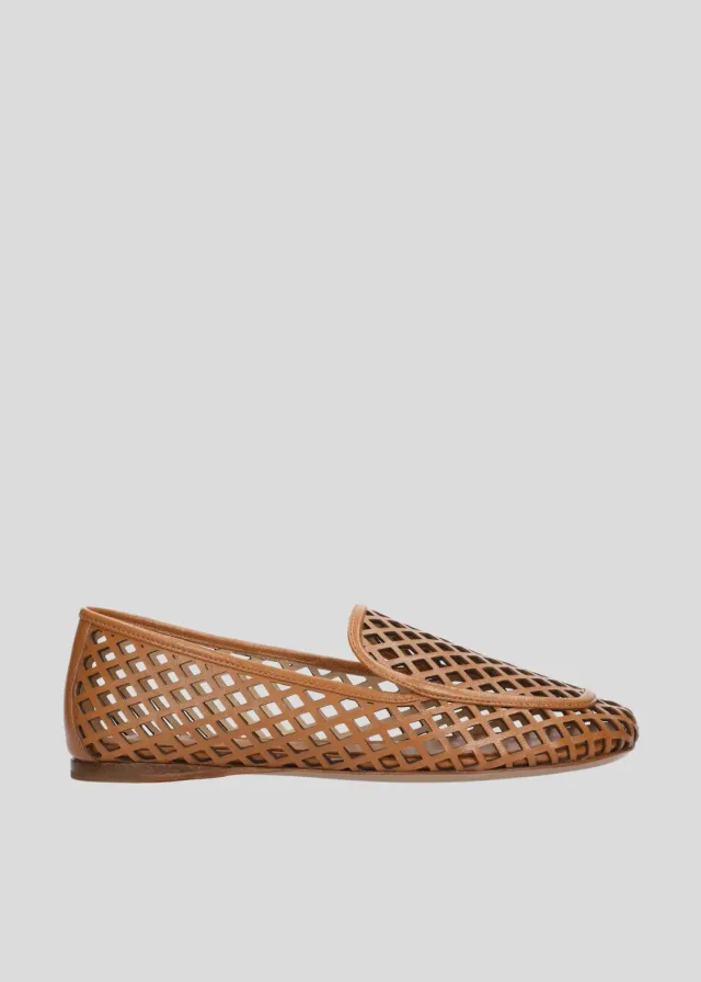 Lola Cruz Bruna mocassins cuir cuero
