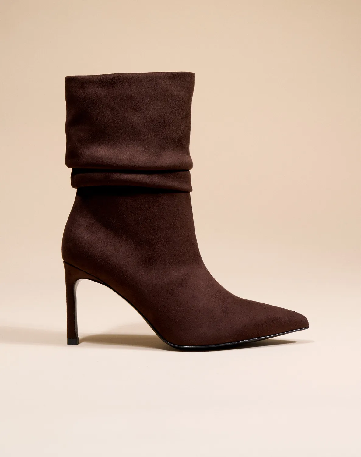 Mi/Mai Zaha Chocolate bottines marron talon haut