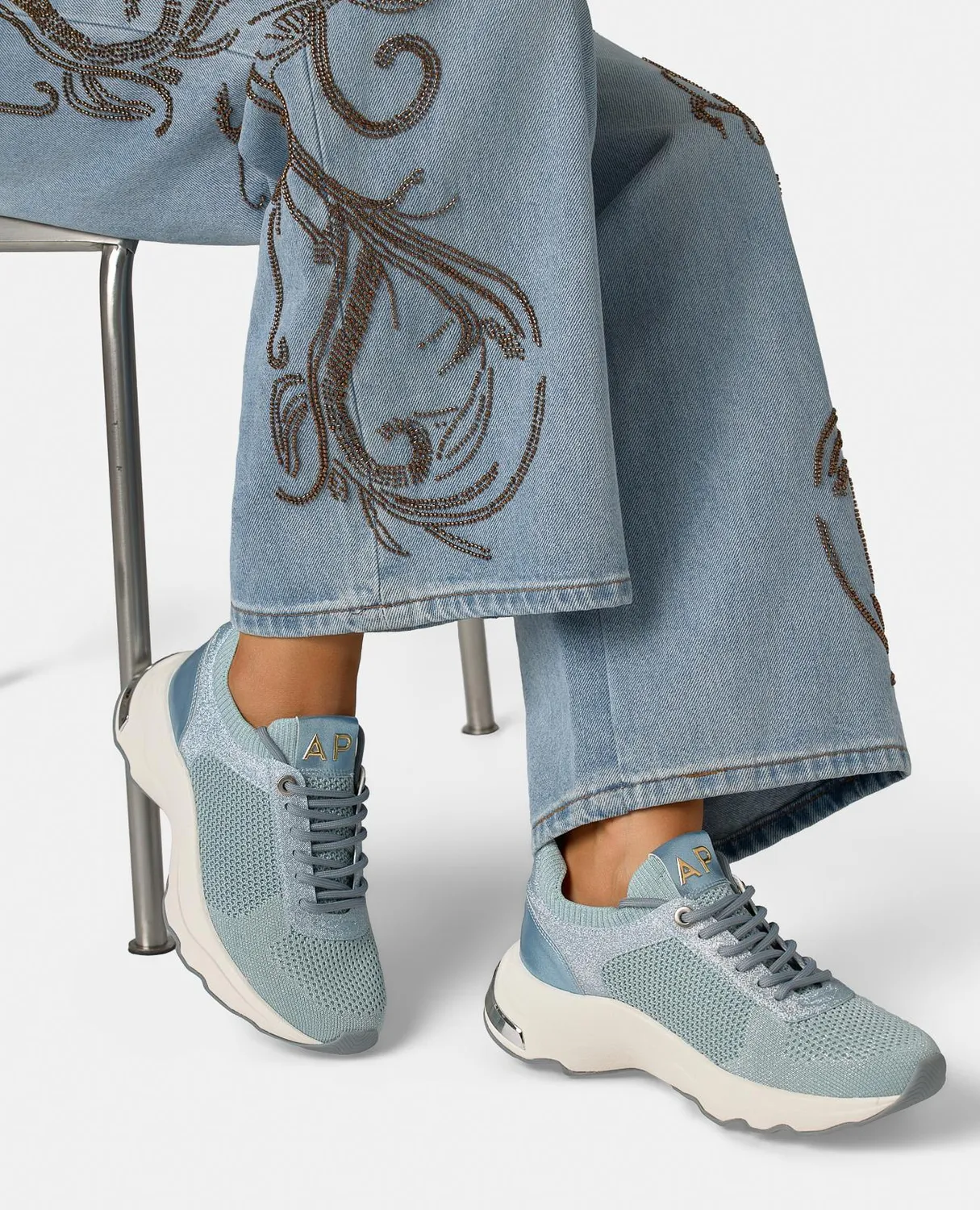 Alma en Pena V2652609 sneakers sky lycra plateforme