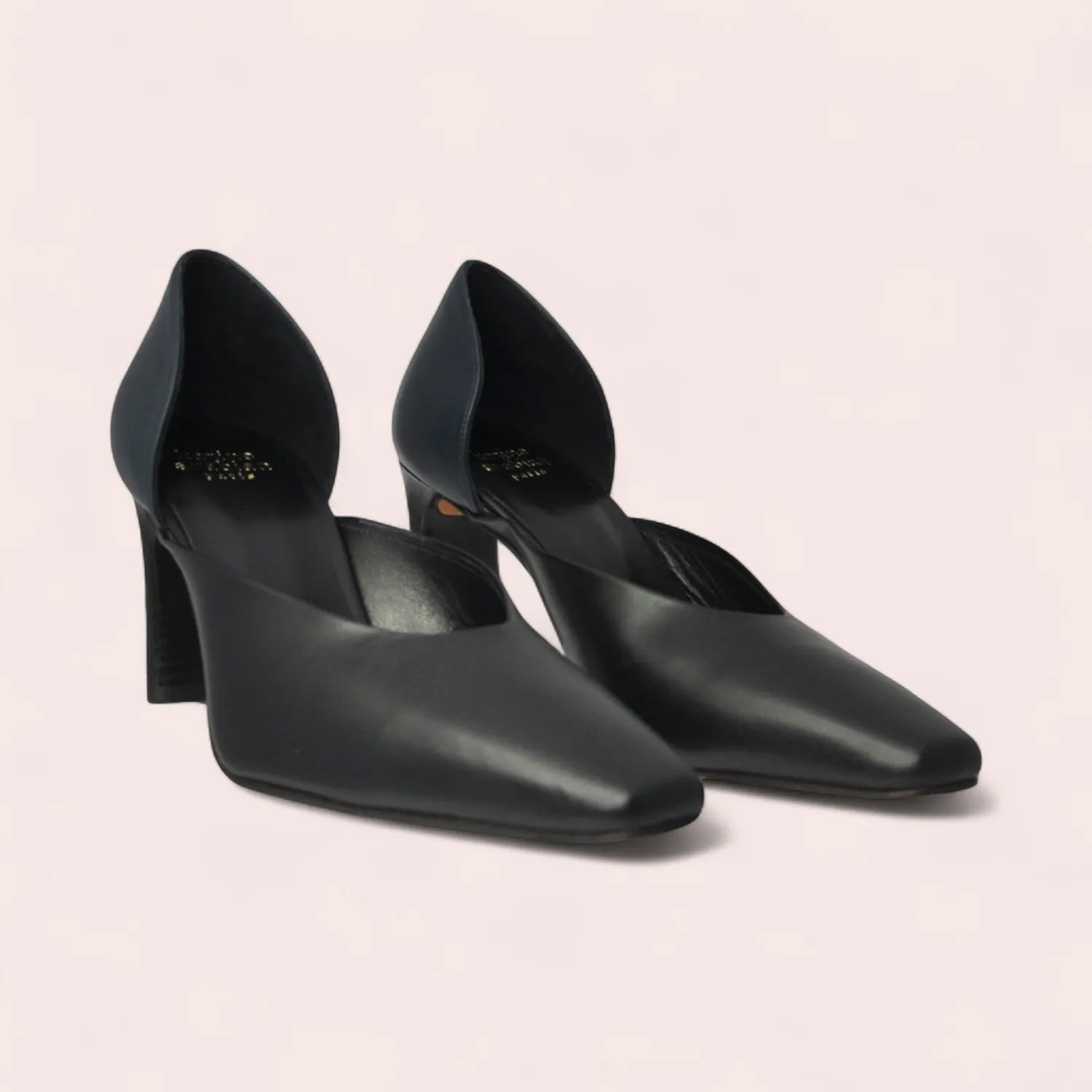 Karine Arabian Passy escarpins cuir bicolore bordeaux 37