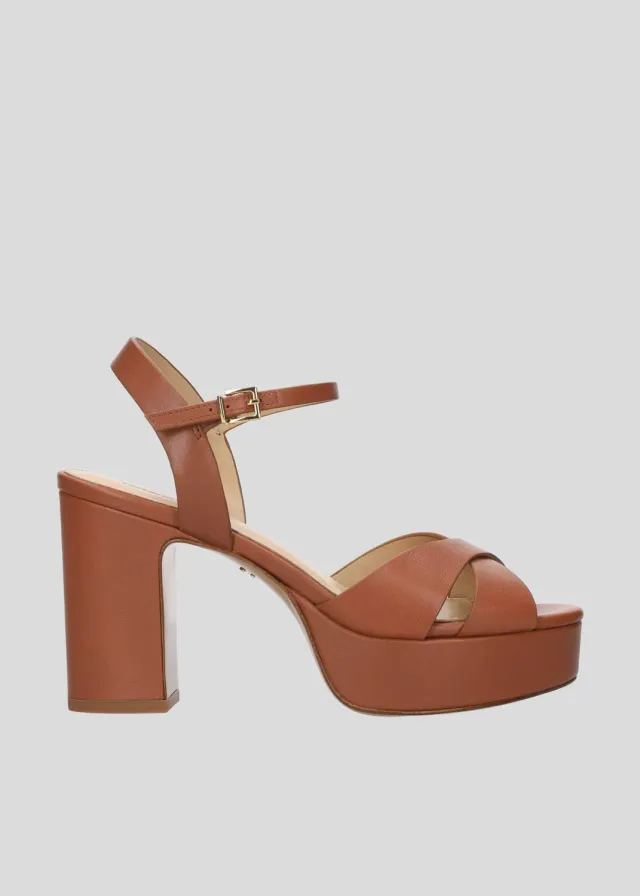 Lola Cruz Aria Platform 95 compensées terracotta talon 9,5cm