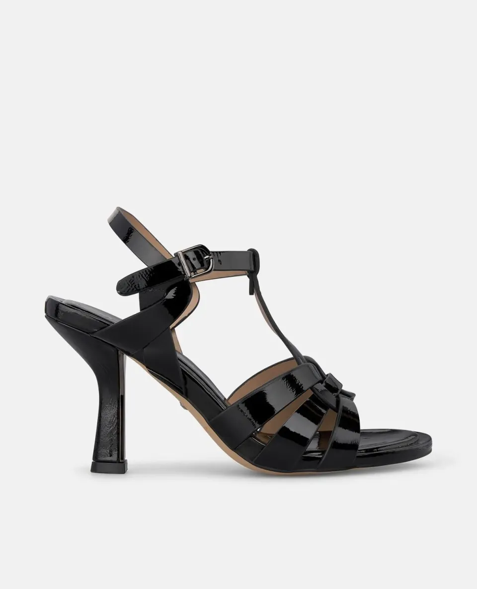 Alma en Pena I260302 sandales noir vernis talon 8 cm