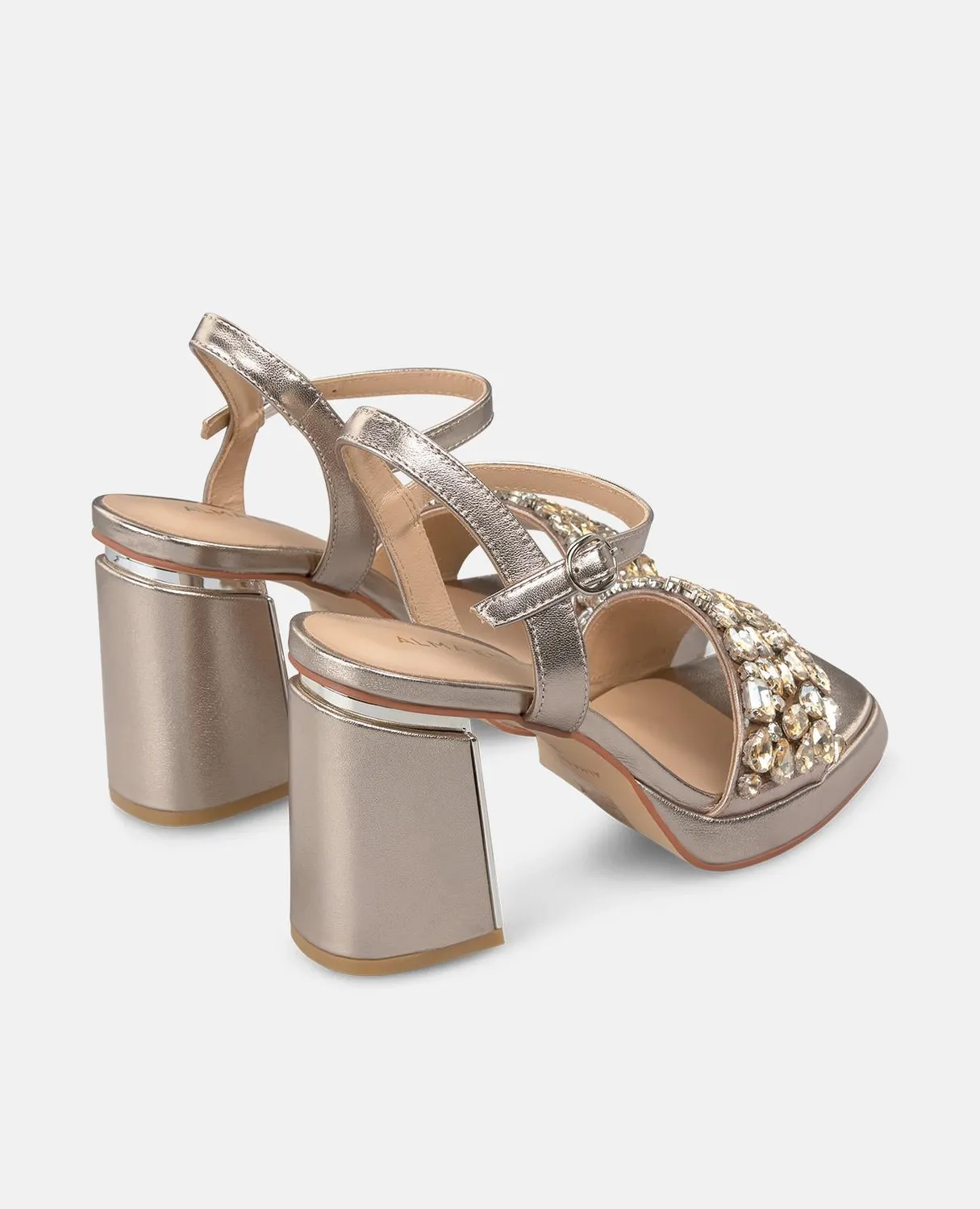 Alma en Pena V250792 sandales bronze talon 8,5 cm