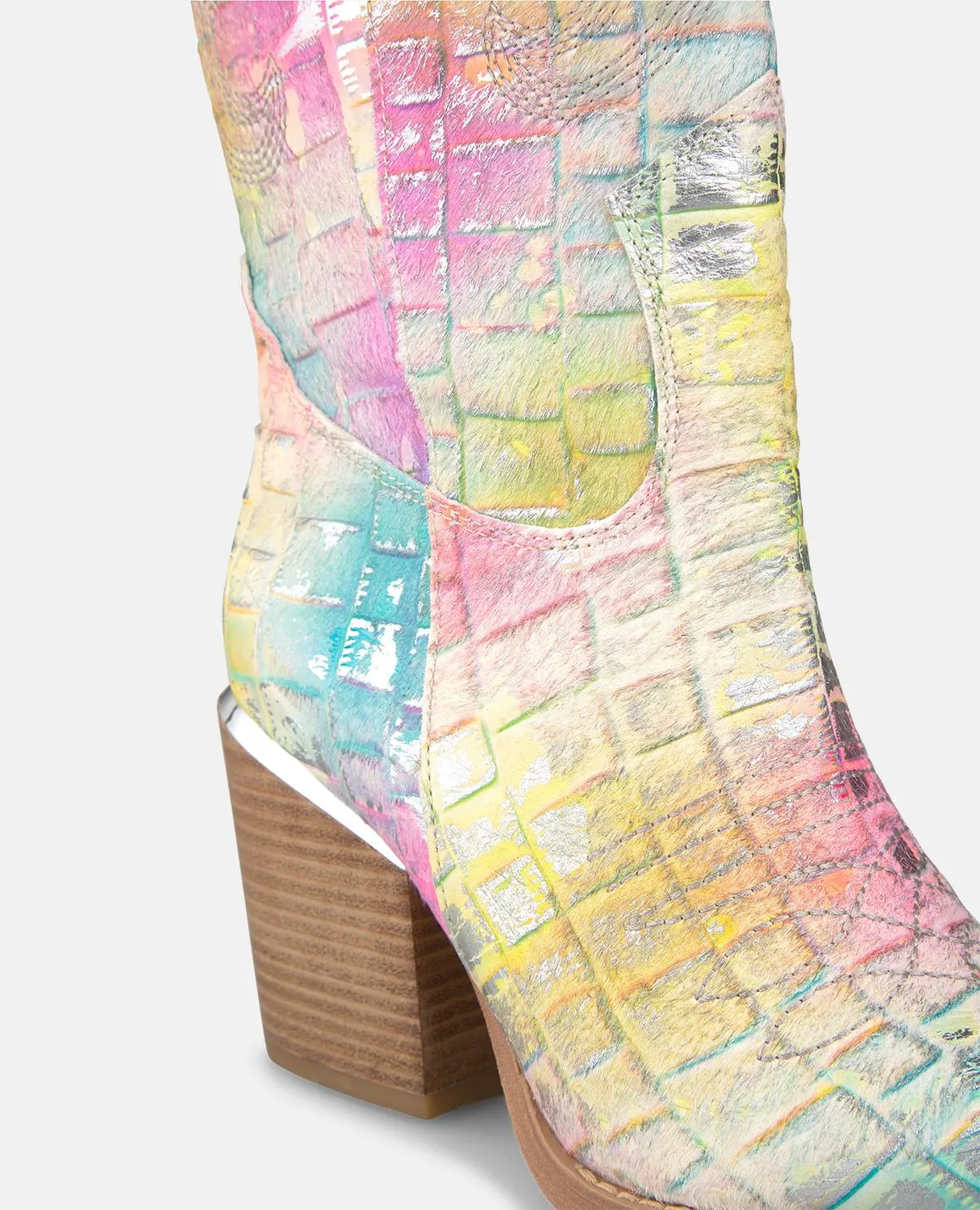 Alma en Pena V260108 bottes campera cuir multicolor 7 cm