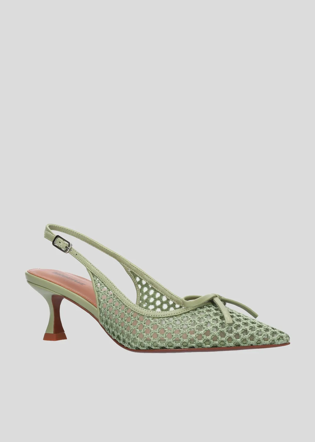 Lola Cruz Liana 55 escarpins vert aloe talon 5,5 cm