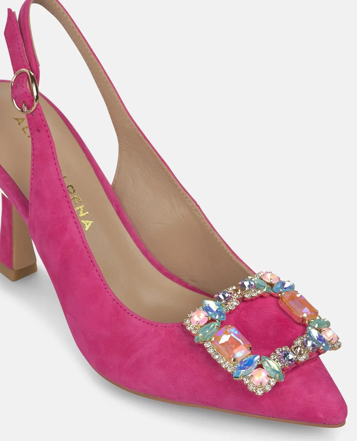 Alma en Pena V262000 escarpins slingback fuchsia talon 9cm
