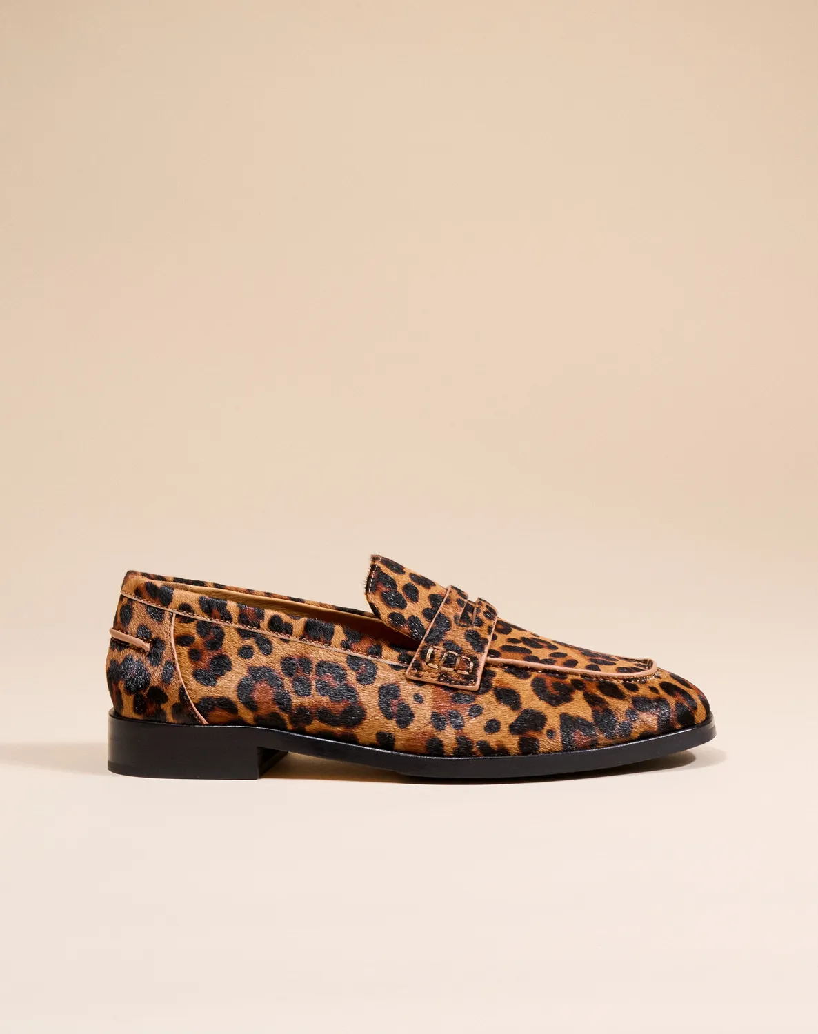 Mi/Mai Luciano Leo mocassins léopard cuir